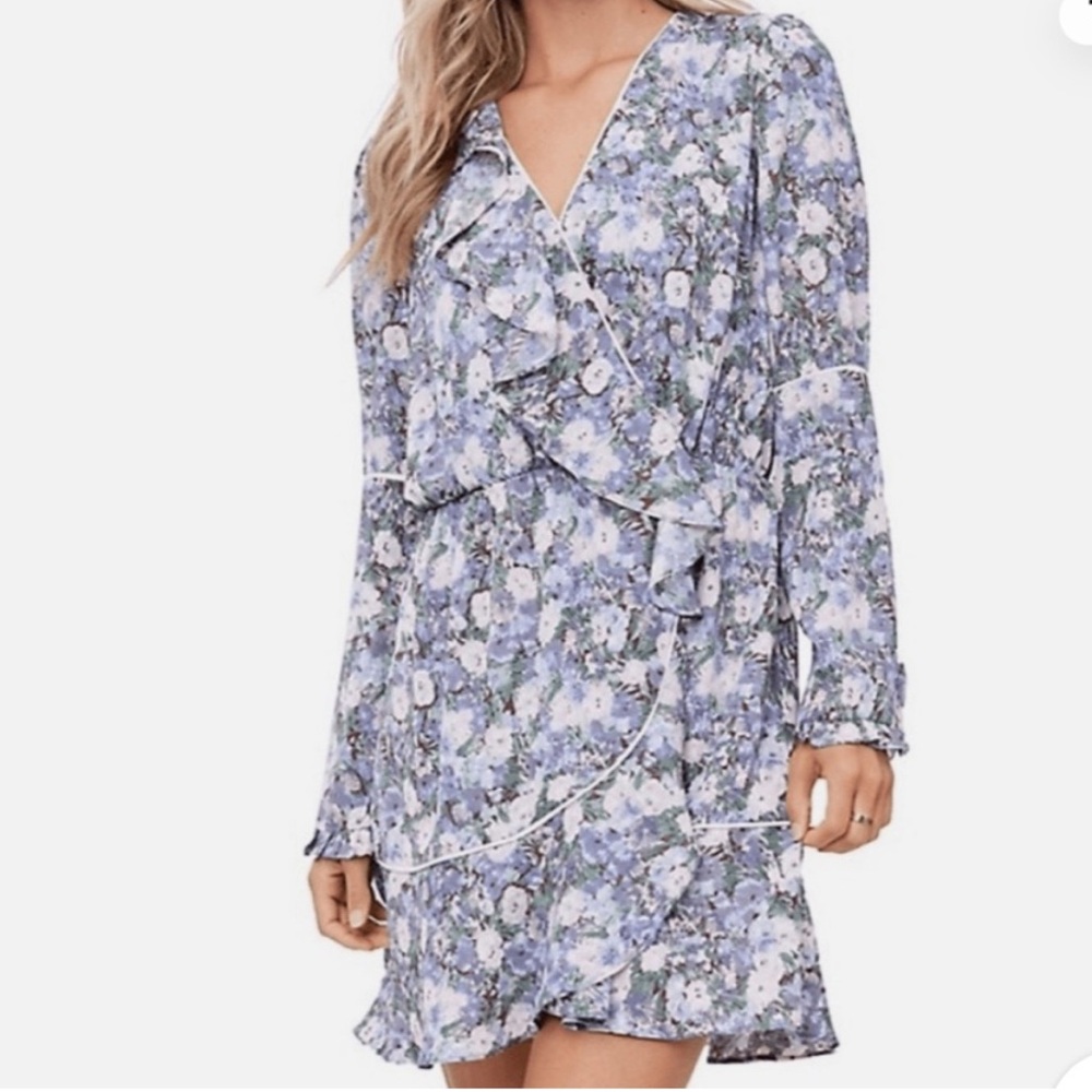 En Saison Floral Ruffle Long Sleeve Dress - Picture 1 of 7